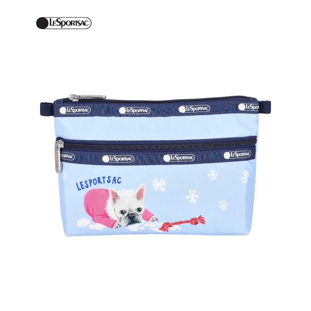 Lesportsac (ไม่มีสาย,มีหลายสี) Cosmetic Clutch Bag กระเป๋าเครื่องสำอาง กระเป๋าเครื่องเขียน Style 7105