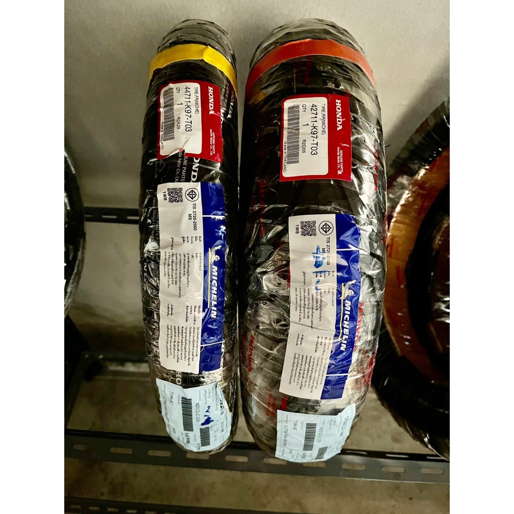 ยางนอก PCX PCX150 ล้อหน้า 100/80-14 ล้อหลัง 120/70-14 MICHELIN HONDA Wing Center (IRC) อะไหล่แท้ HON