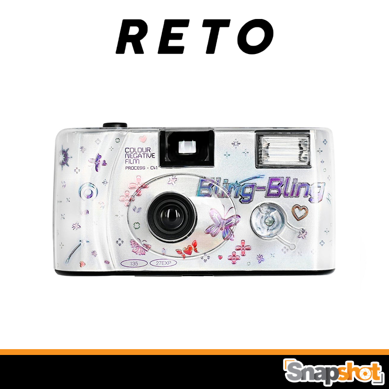 กล้องฟิล์ม Retocolor Bling-Bling 400 Disposable กล้องฟิล์มใช้แล้วทิ้ง