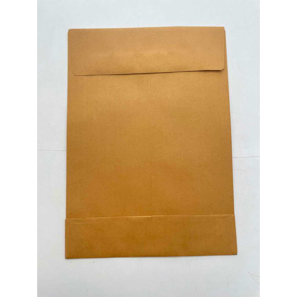 ซองเอกสารสีน้ำตาลขยายข้าง  ซองใส่เอกสาร A4