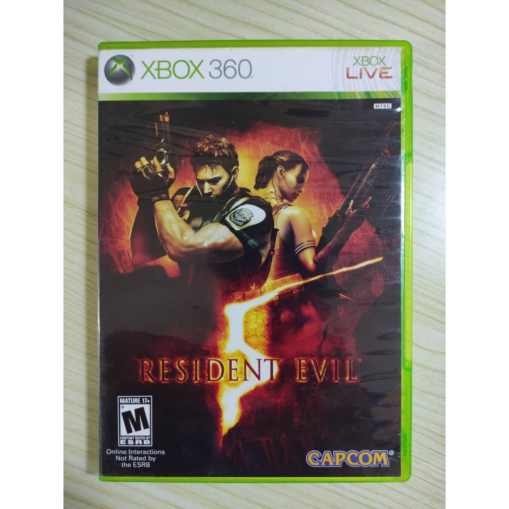 (มือ2)​ Xbox​ 360​ -​ Resident​ Evil​ 5​ (ntsc)​*เล่นได้ทุกโซน