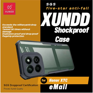Xundd เคส ใช้สำหรับ Honor 200 Smart Case Honor X9d X7d Honor X7C เคสป้องกันการกันกระแทก วัสดุTPU+ฝาหลังอะคริลิคใ