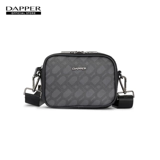 DAPPER กระเป๋าสะพายมินิ DP Monogram Mini Crossbody Bag สีดำ (BM6/BK/1249PP2)