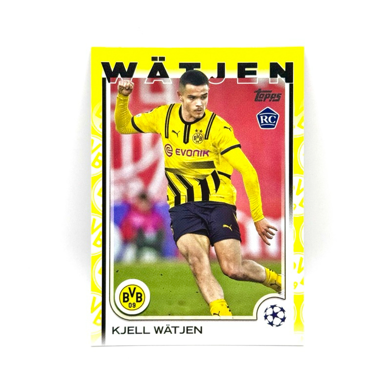 Topps UCC 24/25 Kjell Wätjen Borussia Dortmund RC Team Logo Border
