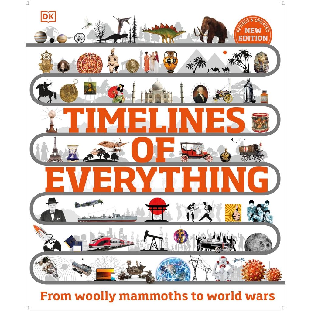 DKTODAY หนังสือ TIMELINES OF EVERYTHING: FROM WOOLLY MAMMOTHS TO WORLD WARS (DORLING KINDERSLEY)
