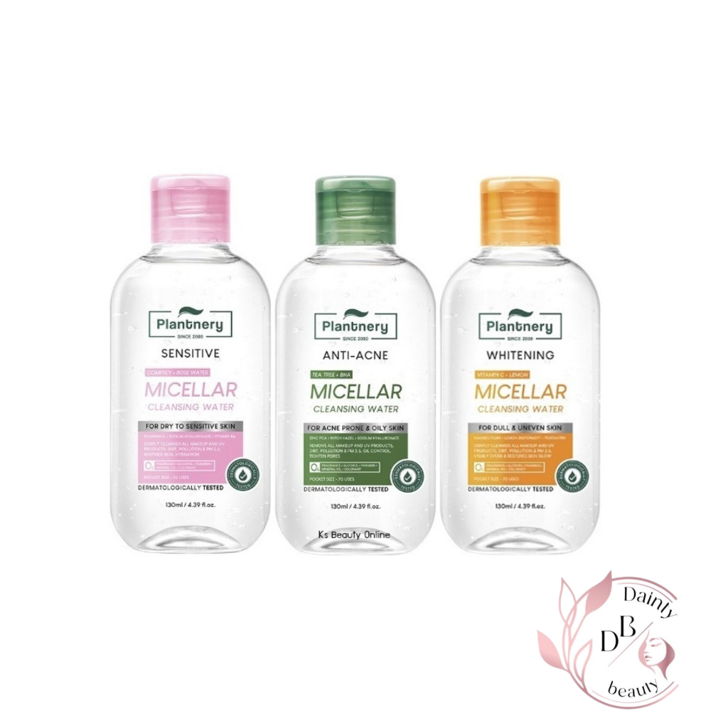 สูตรใหม่ แพลนท์เนอรี่ คลีนซิ่ง Plantnery Micellar Cleansing Water 130 ml