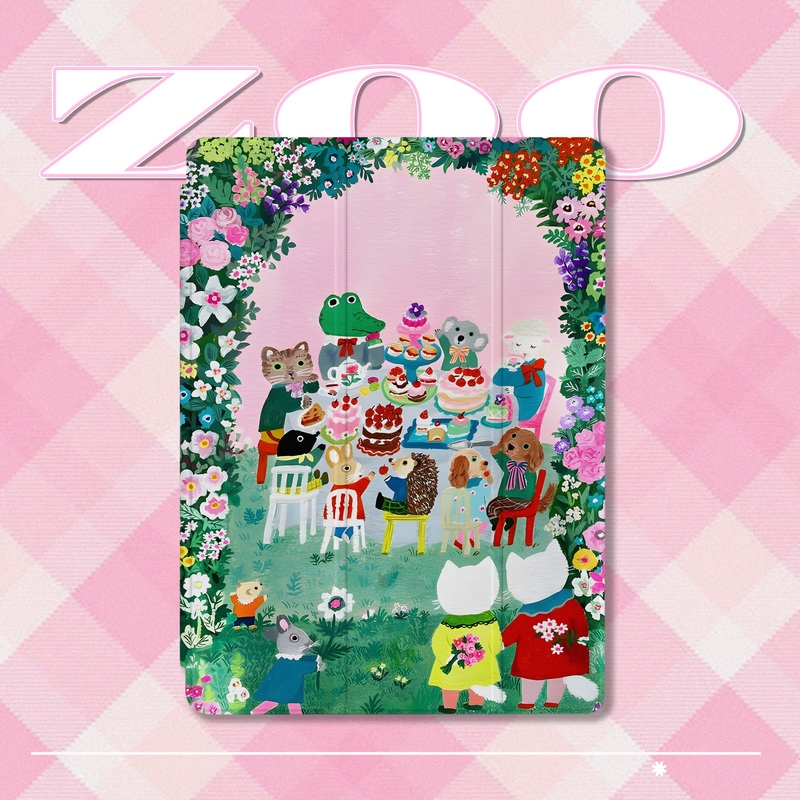 💫พร้อมส่ง💫เคสไอแพด Air4 Air5 10.9 ปาร์ตี้สัตว์ Gen9 10.2 ช่องใส่ปากกา ipad gen8 gen7 10.2 Gen11 Air7