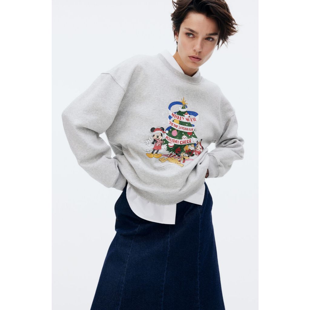 H&M(เอชแอนด์เอ็ม) เสื้อสเวตเตอร์ดีเทลลายโมทีฟ ผู้หญิง 056840_15