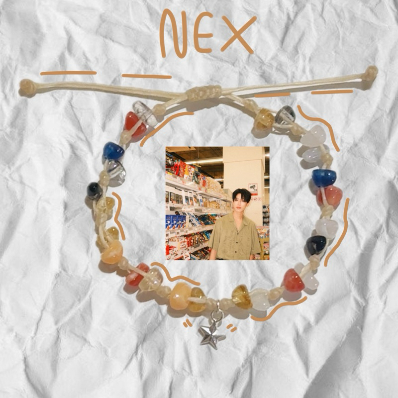 รวมกำไล/สร้อยข้อ NEX วง BUS 🤎🧡💙(Handmade  100% ) พร้อมส่ง!!