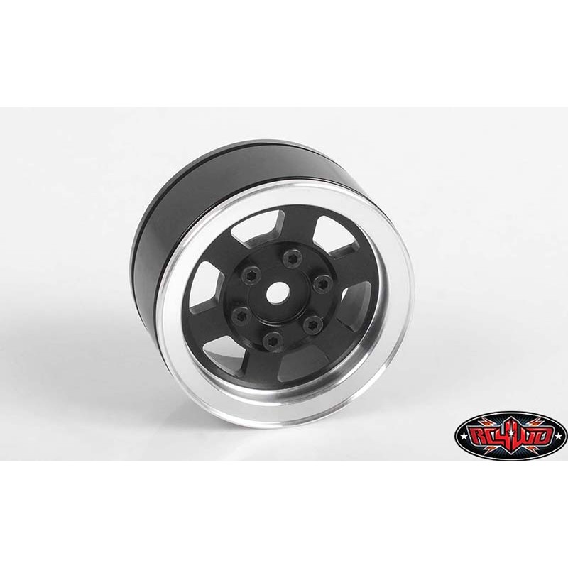 RC4WD cchand Six-Spoke 1.55" Internal Beadlock Wheels (Black) VVV-C0806