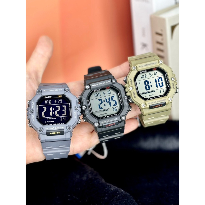 M&F Watch นาฬิกาข้อมือ Casio Digital รุ่น มาตรฐาน AE-1600H สินค้าของแท้ รับประกันศูนย์ 1 ปี แฟชั่นผู้ชาย นาฬิกาดิจิตอล