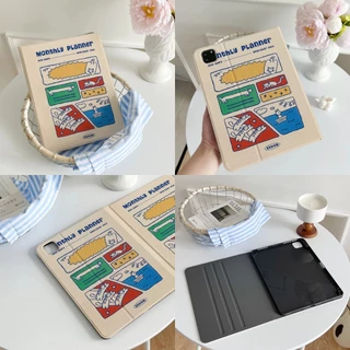 🚀จัดส่งทันที🚀เคสไอแพด notebook Pro11 2024 Mini7 Gen11 Air7/6 11 Air5/4 Gen9/8 สไตล์ย้อนยุค เคสipad