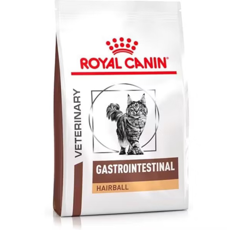 Royal Canin Gastrointestinal Hairball 4 kg for cat  อาหารแมวกำจัดก้อนขนในทางเดินอาหารและลดโอกาสการเกิดนิ่ว 4 กก.