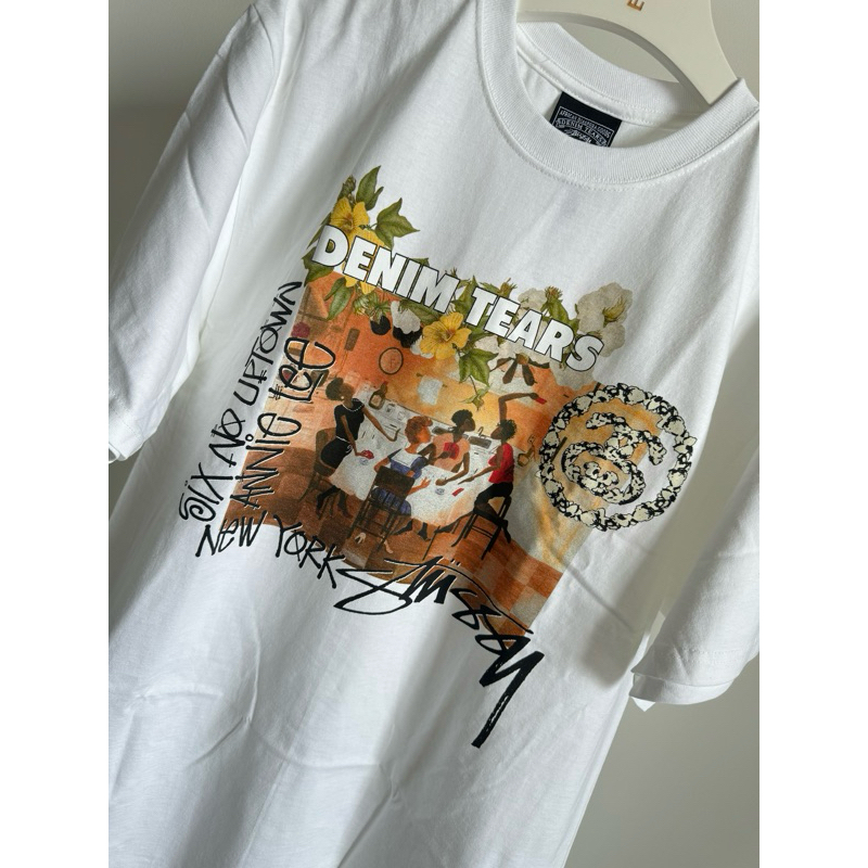 [ของแท้] STÜSSY & DENIM TEARS ANNIE LEE TEE