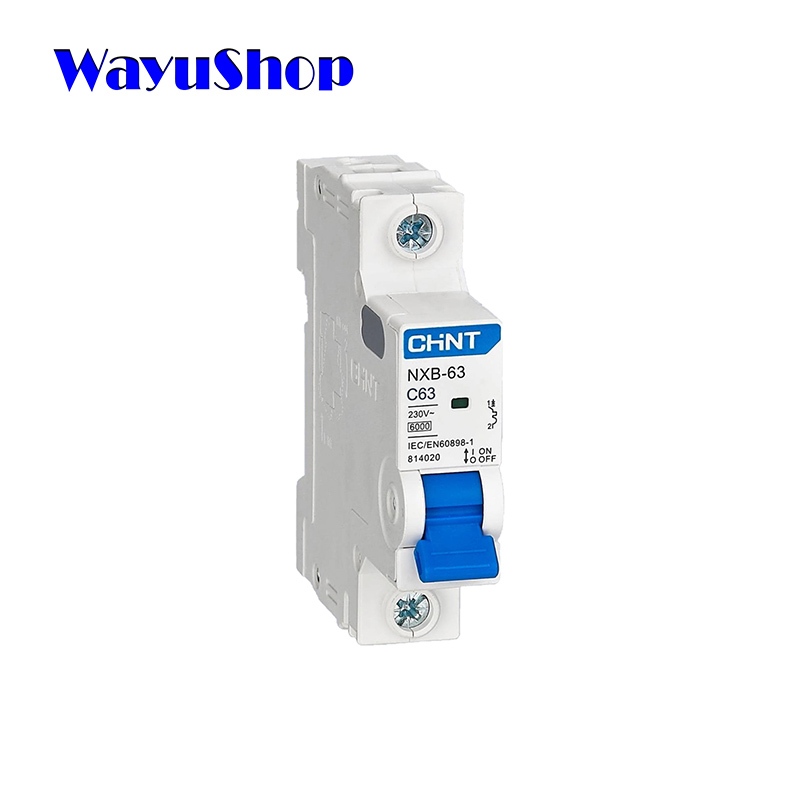 CHINT NXB-63 C63 1P 63A 6kA เบรกเกอร์ลูกย่อย MCB 1P 63A