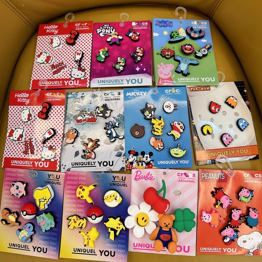 ที่ติดรองเท้า crocs เซ็ต ,ส่งจากไทย,jibbitz crocs เกาหลี ชุด, การ์ตูนน่ารัก DIY จิบ บิท - ภาพย่อย 2