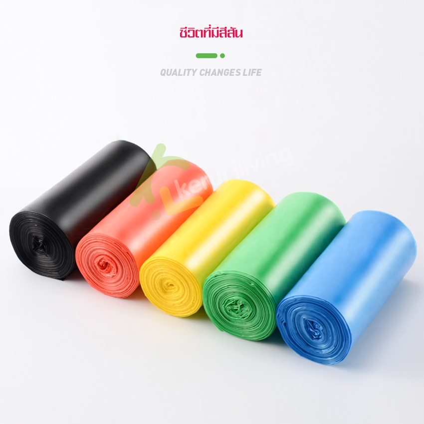 Nuodi ถุงขยะแบบม้วน/แพ็ค  ถุงขยะแบบฉีก พกพาได้ ไม่มีกลิ่นฉุน เเข็งเเรง ทนทาน - รูปที่ 7