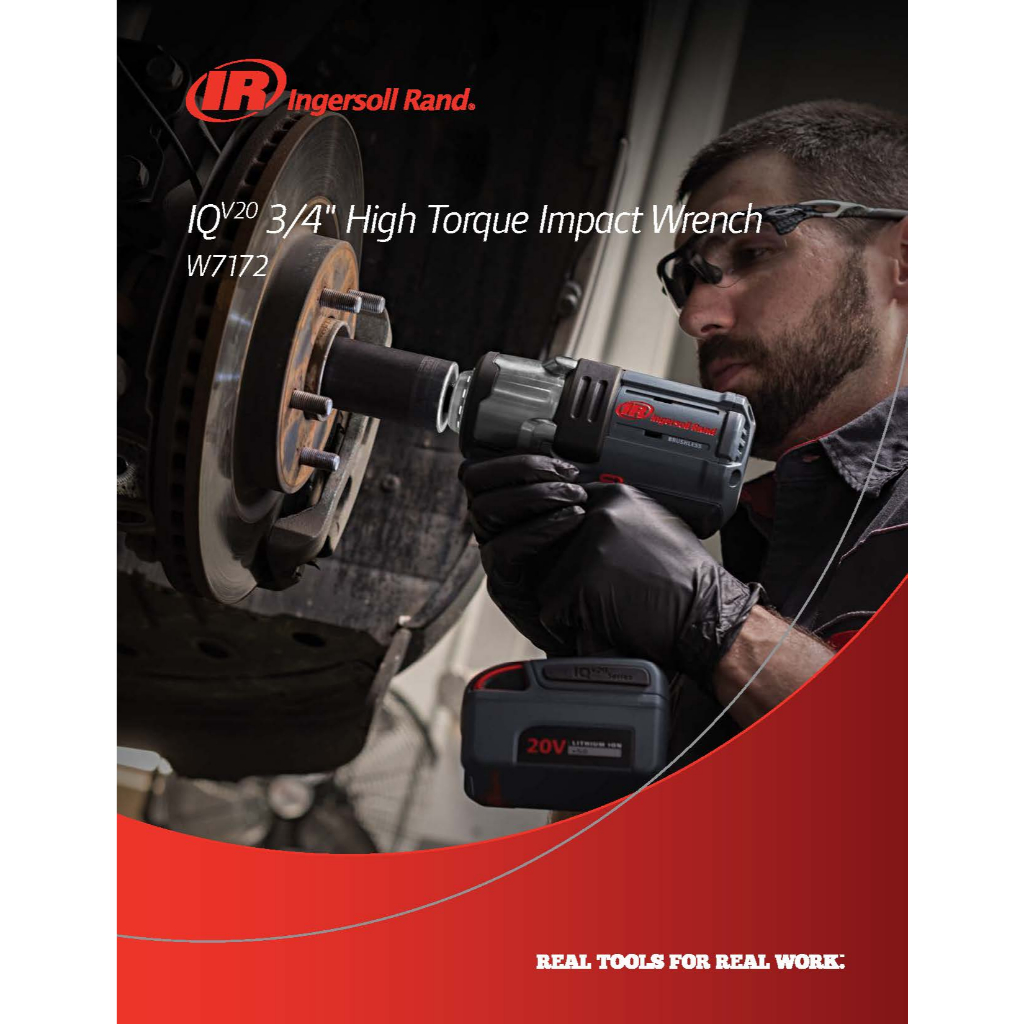 บล็อคไฟฟ้า3/4" W7172-K22-JP แรงบิดสูงสุด1,360 Nm.Brand Ingersoll Rand