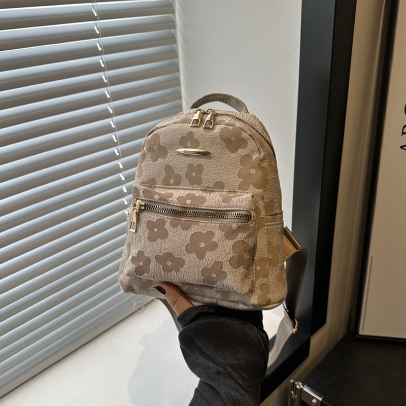XWbrand มาใหม่ล่าสุด กระเป๋าเป้แฟชั่นฮิต ทรงสวยขนาดกระทัดรัด ลายดอกไม้สุดมินิมอล ราคาก็ประหยัดสุดคุ้ม มีติดบ้านไว้เลยจ้า