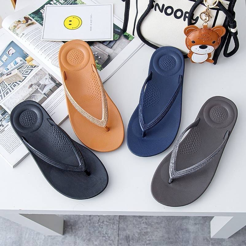 รองเท้าแตะ​ สายกลิตเตอร์​  Fitflop​style ✨🩴💫