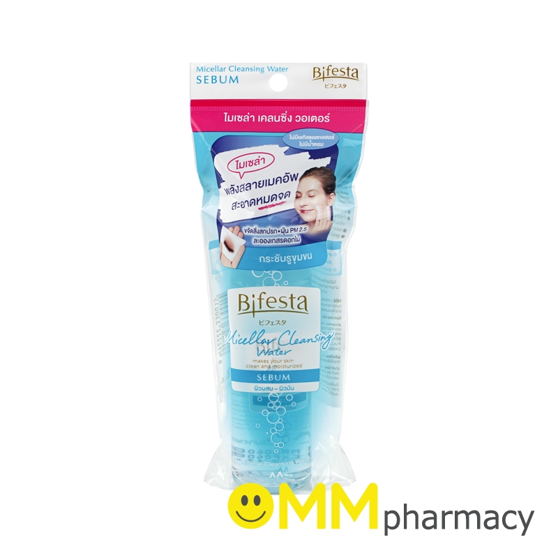 BIFESTA MICELLAR CLEANSING WATER SEBUM 90ML.