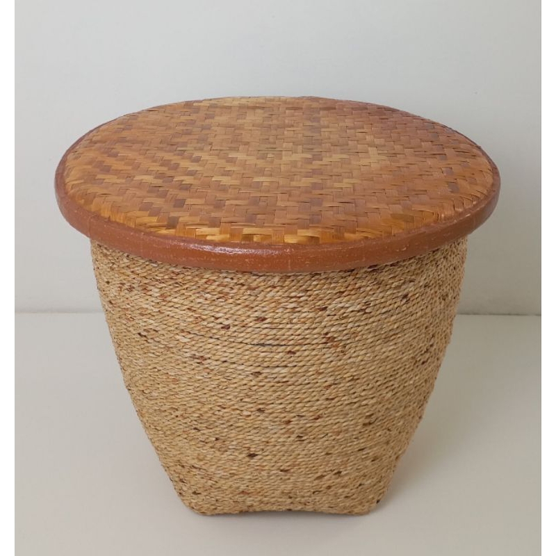 โต๊ะกาแฟหวายพร้อมท็อปหวาย Original rattan coffee table Low table