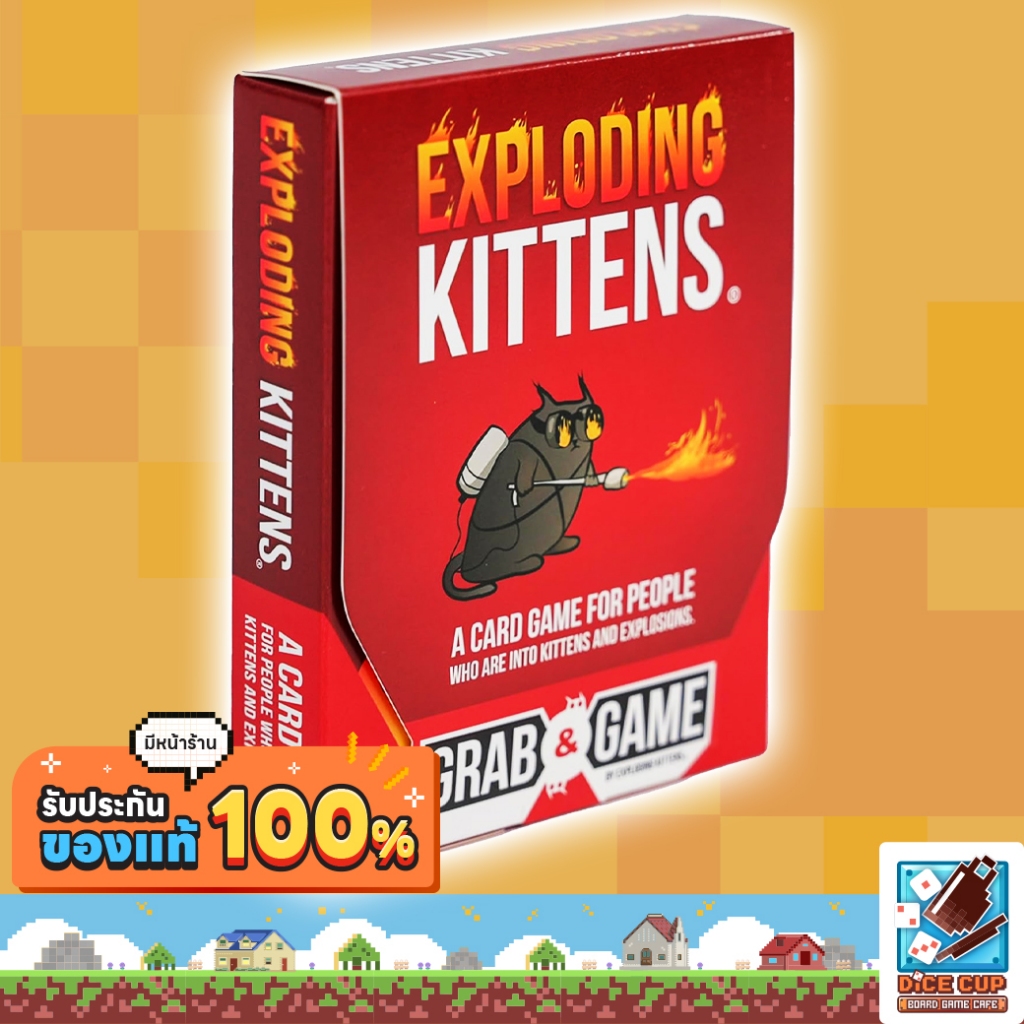 [ของแท้] Exploding Kitten: Grab & Game Board Game