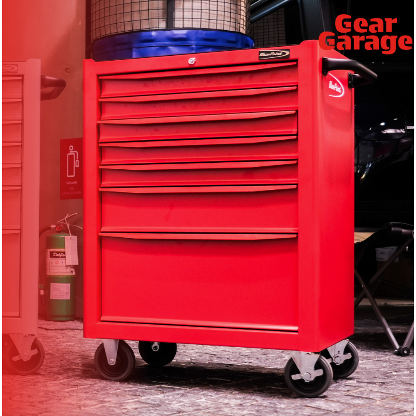 BLUE-POINT NO.KRB13007KPRR Tools Roll Cabinet 7 Drawers Red (เฉพาะตู้เปล่า)