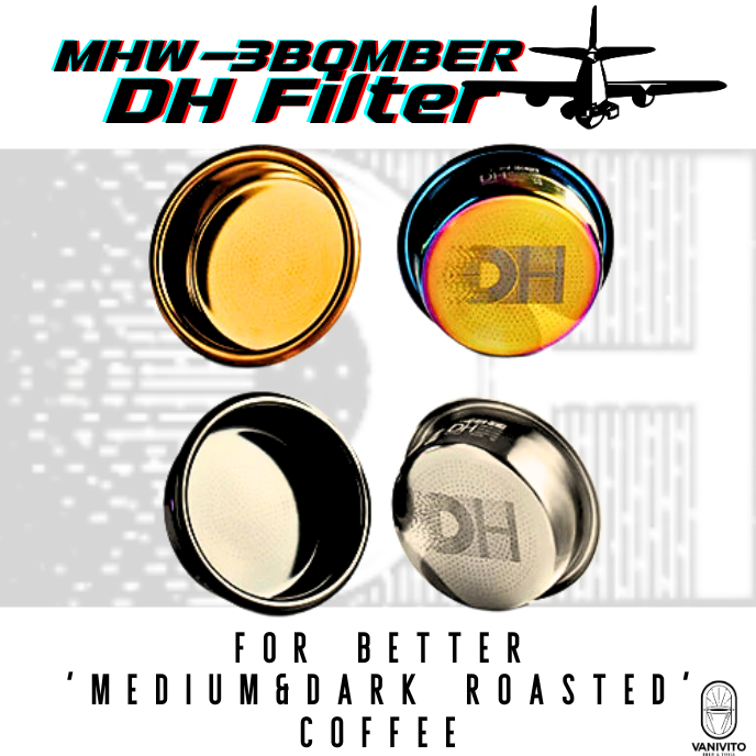 MHW-3BOMBER DH Filter Basket 18g - 58มม ตะกร้าชงเอสเปรสโซ ขนาด 58 mm