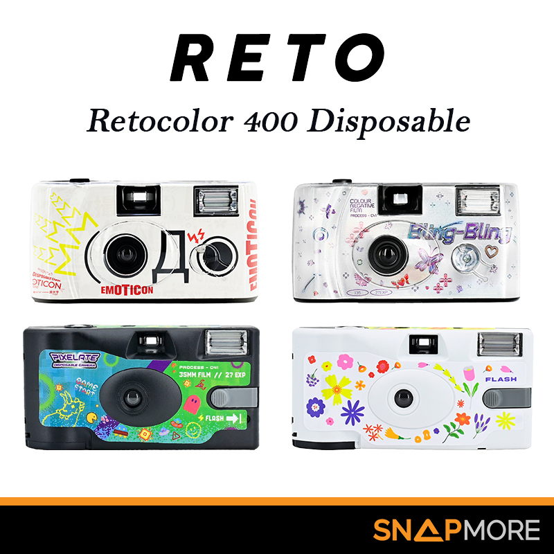 กล้องฟิล์ม Retocolor 400 Disposable กล้องฟิล์มใช้แล้วทิ้ง ถ่ายได้27รูป Iso400