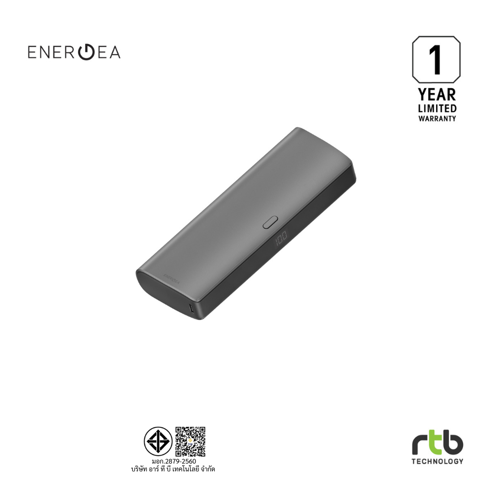 Energea ComPac Ultra 35 แบตสำรอง ชาร์จเร็ว พาวเวอร์แบงค์ ขนาดพกพา PD35W (20000mAh) Fast Charging Power Bank
