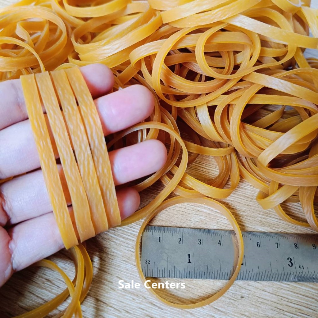 หนังยาง เส้นใหญ่ หนา 5 มิล x พับทบ 3.2 นิ้ว (50&100g) ยางวง ยางรัดของ เส้นหนา rubber band ยางเส้นใหญ่ ยางวงเส้นใหญ่ (SP)