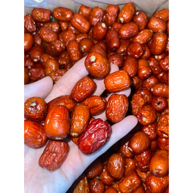 พุทราจีนอบแห้งไร้เมล็ด ไซร์กลาง 1kg.