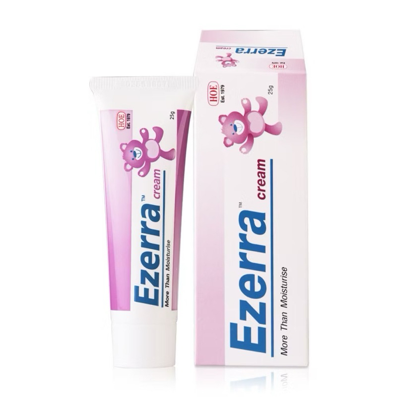 Ezerra Cream อีเซอร์ร่า ครีม ขนาด 50 g. ครีมหมีม่วง มอร์ มอยส์เจอไรซ (EXP. 09.2027)