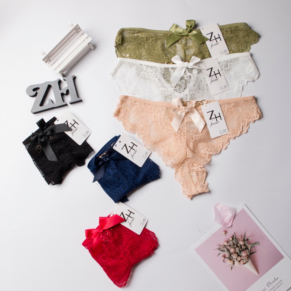 ZH-FOREVER.296 กางเกงชั้นในลูกไม้