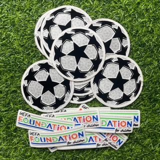 อาร์ม แขน ลูกบอล UCL Badge ติดเสื้อบอล