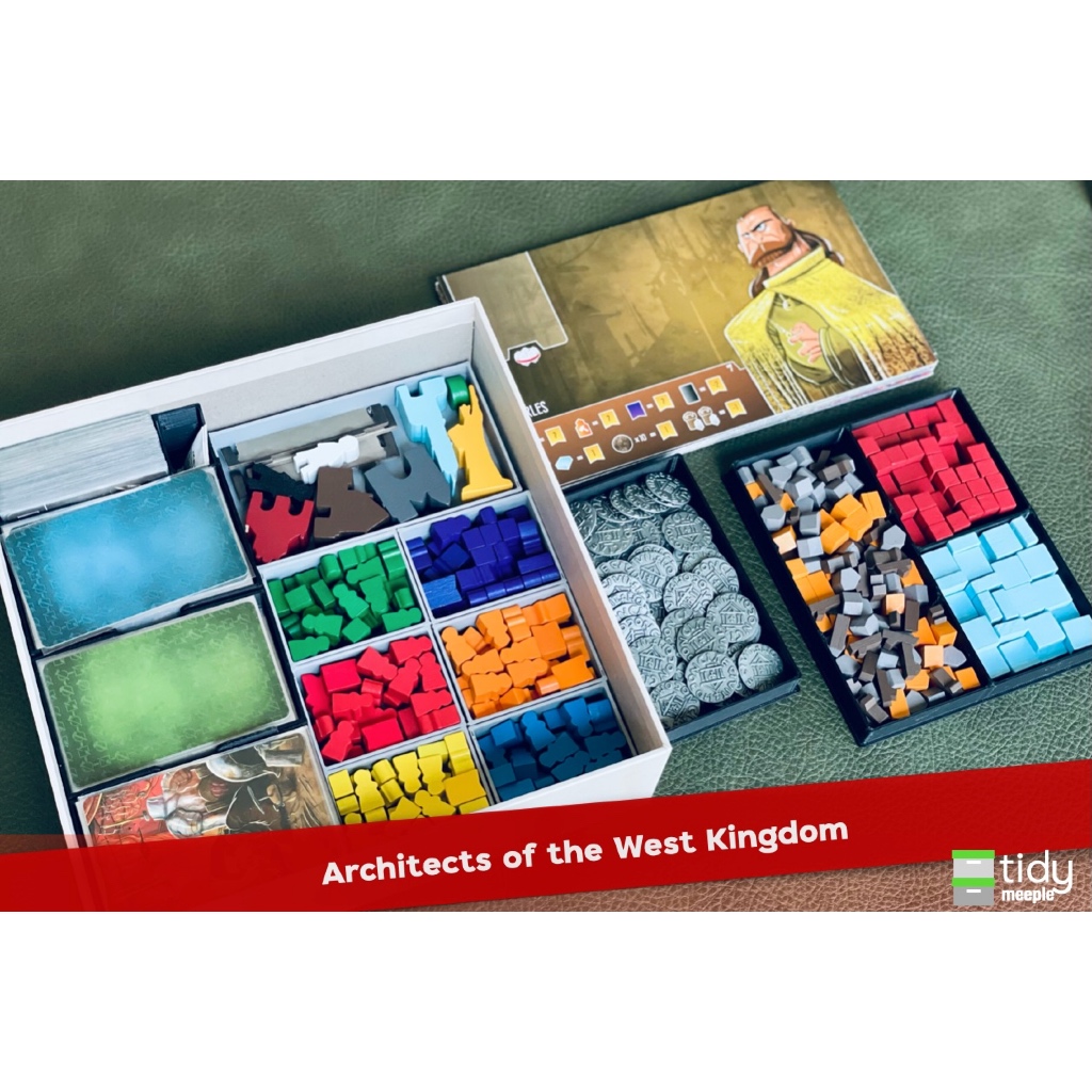 Tidy Insert เกม Architects of the West Kingdom และภาคเสริม Age of Artisans,Works of Wonder