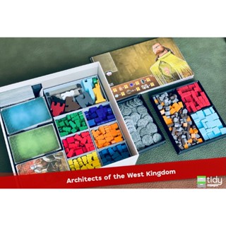 Tidy Insert เกม Architects of the West Kingdom และภาคเสริม A…