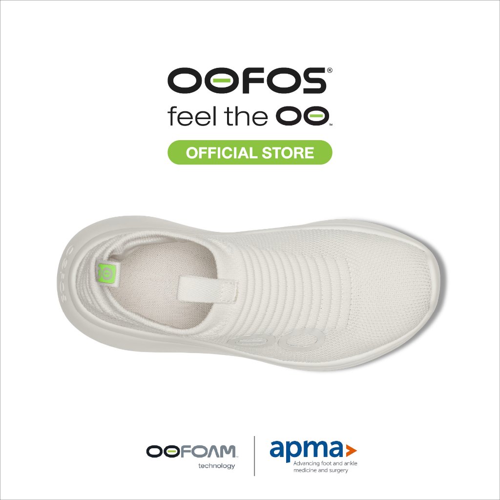 OOFOS Womens Oomy Zen Chalk - รองเท้าเพื่อการฟื้นฟู - รูปที่ 5