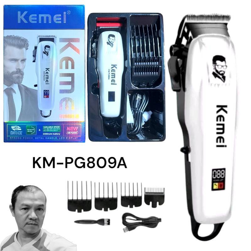 ปัตตาเลี่ยน Kemei PG809A / KM-809A / VGR-059 / /ตัดผม ปัตตาเลี่ยนไร้สาย ปัตตาเลี่ยนตัดผม จอLED