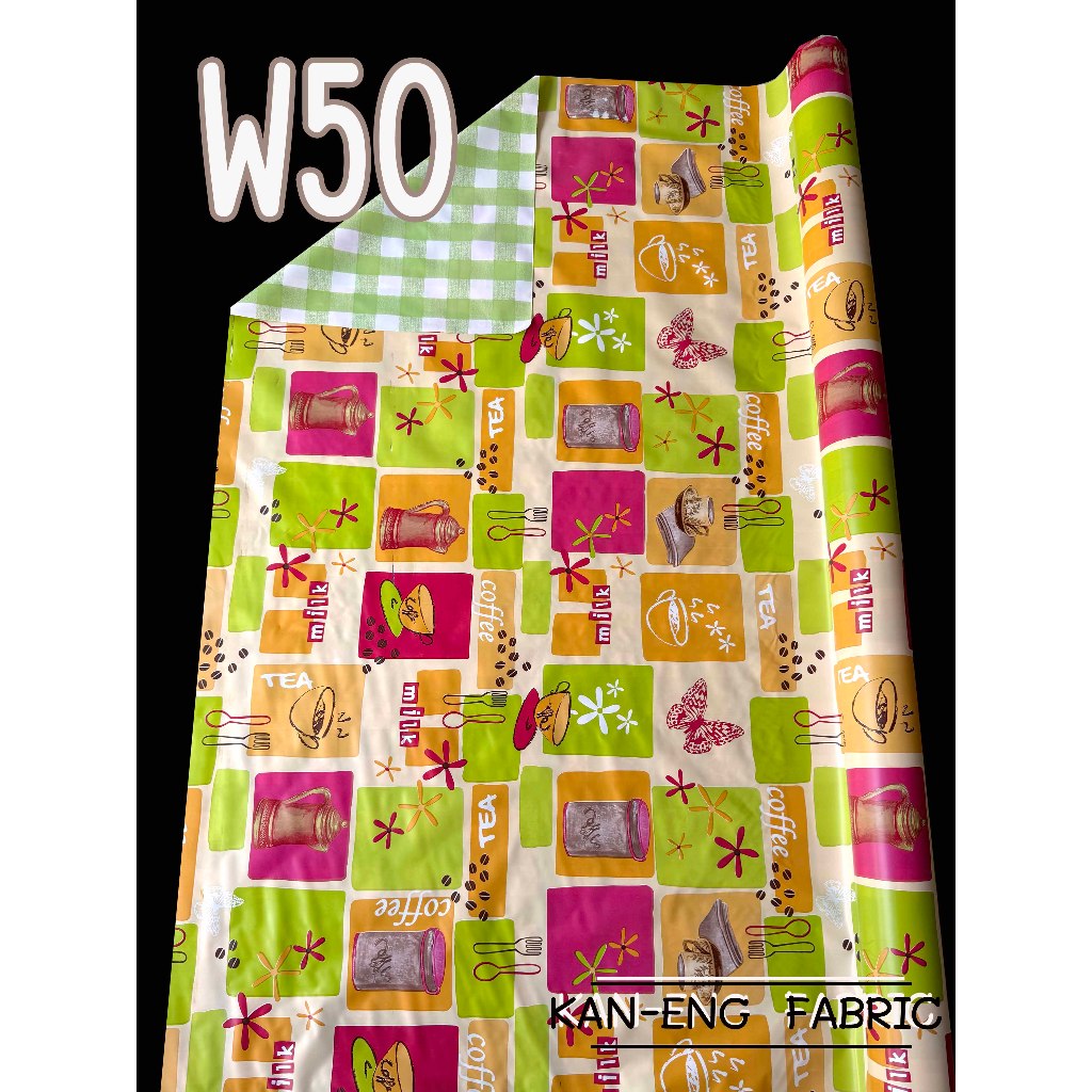 ผ้ายางปูโต๊ะ PVC กันน้ำ หน้ากว้าง 54 นิ้ว(ขายเป็นเมตร) - รูปที่ 5