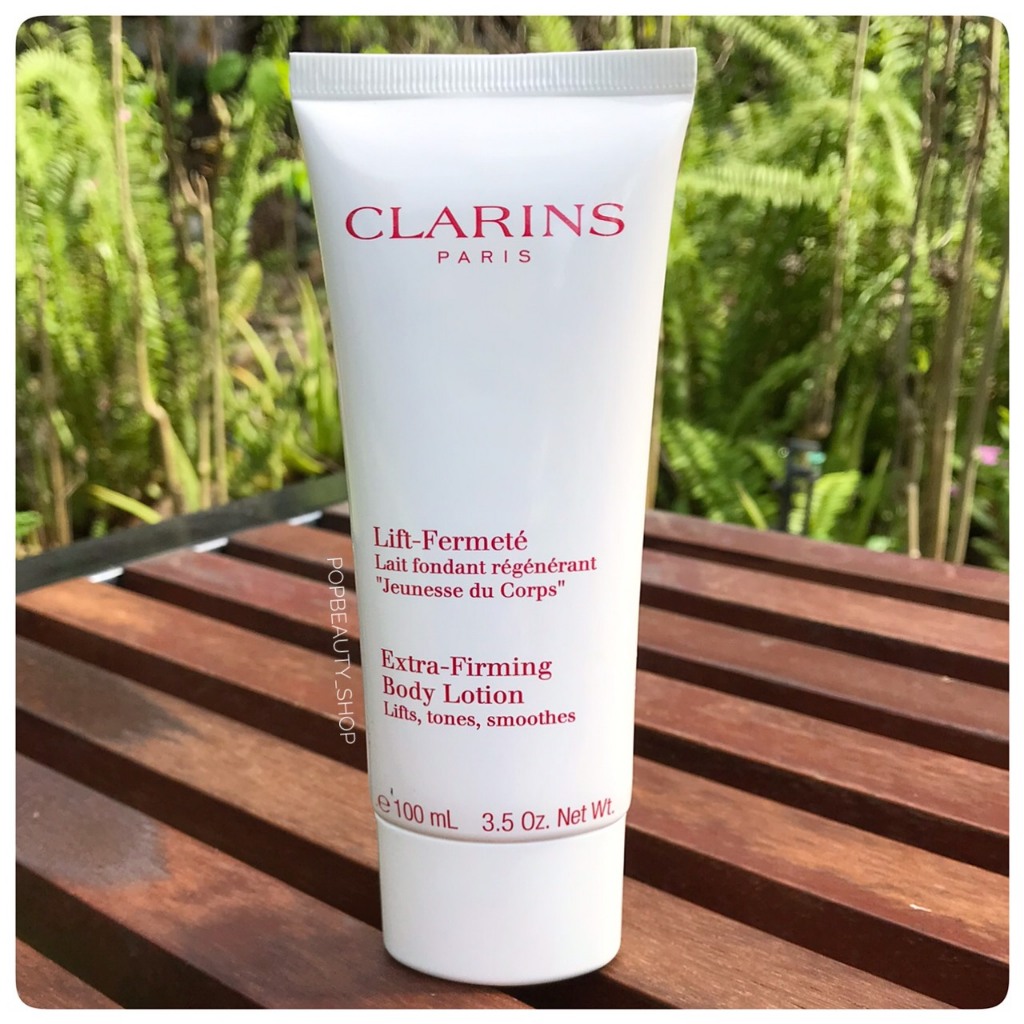 Clarins Extra-Firming Body Lotion 100ml. คลาแรงส์ โลชั่นบำรุงผิวกาย ผิวชุ่มชื่นแน่นกระชับ
