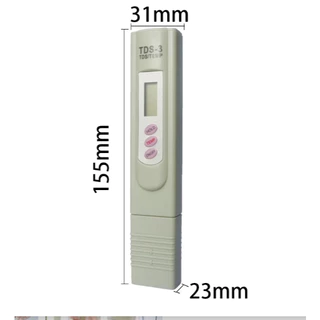 TDS ปากกา วัดค่าสารละลายในน้ำ รุ่น TDS-3 - Cream ปากค่าวัดค่าน้ำ วัดค่าTDS พร้อมถ่าน