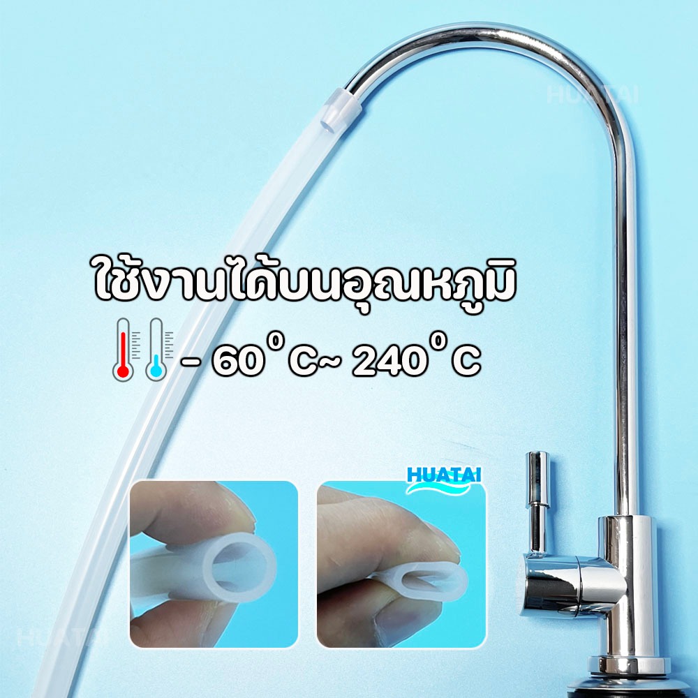ท่อน้ำPEสายยางน้ำดื่มเครื่องกรองนํ้า อินเสิร์ท  เคเบิลไทร์ สายรัด มีขนาด 2หุน 3หุน Food grade RO pipe tube hose ราคา ถูกที่สุด ดีลบีเคเค แกลเลอรีภาพที่ 8