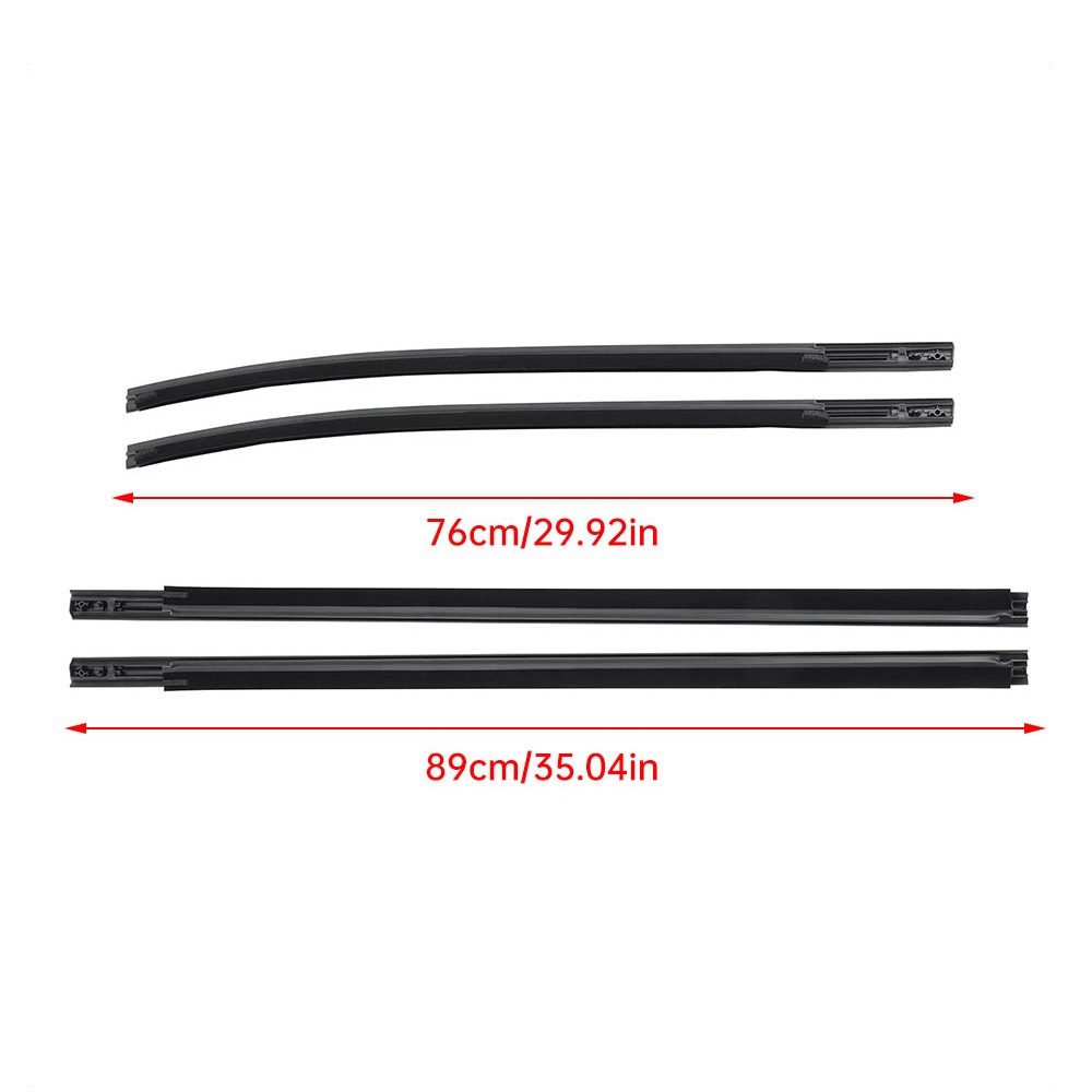 ราคา4เส้น คิ้วรีดน้ำประตู Ford Ranger T6 NEW 2012-2021 4ประตู ตอนเดียว แคปดีแม็ก คิ้วรีดน้ำ ยางรีดนำ้ขอบกระจก ยางรีดนำ้ข - รูปที่ 5