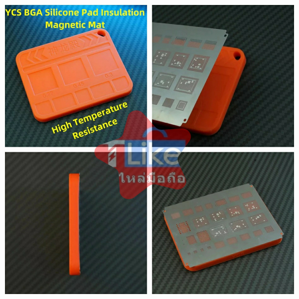 YCS SLD01  Dragon BGA Stencil ดีบุกปลูกฉนวนกันความร้อนสําหรับโทรศัพท์ CPU IC บัดกรี มีแม่เหล็ก