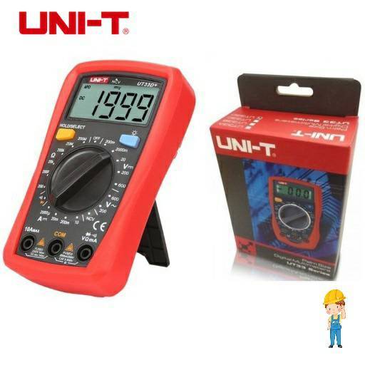 UNI-T 33D+ มัลติมิเตอร์ ดิจิตอล วัดไฟ DC NCV มิเตอร์ โอห์ม Multimeter UT33D+