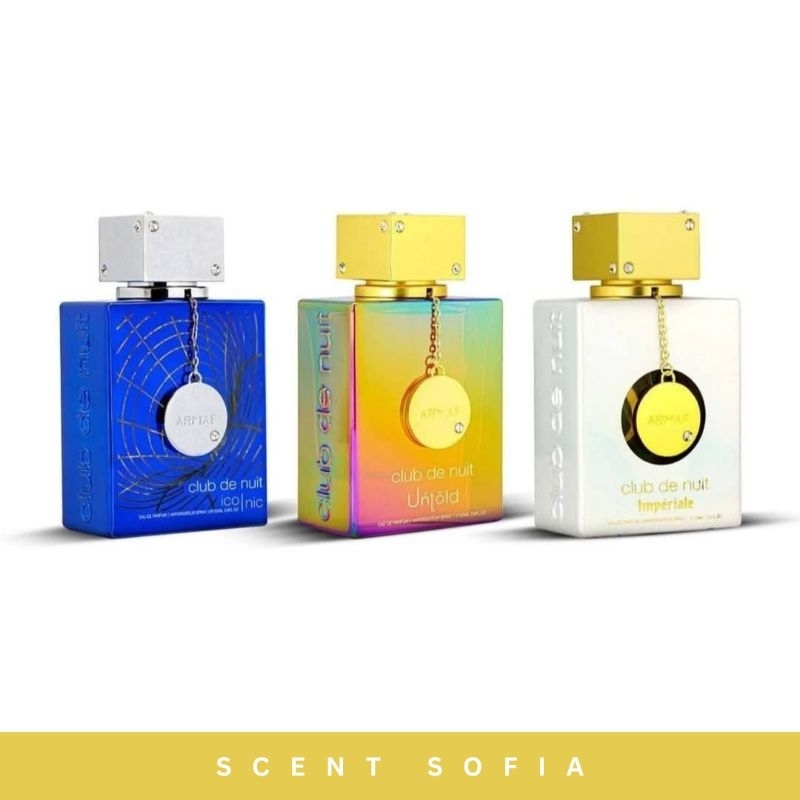 Armaf Club de Nuit Untold,Iconic,Imperiale 105ml.กล่องซีล