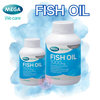 Mega we care  FISH OIL 1000mg เมก้า วี แคร์ น้ำมันปลา 1000 ม…