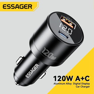 Essager ที่ชาร์จโทรศัพท์มือถือ Usb Type C 120w พอร์ตคู่ ชาร์…